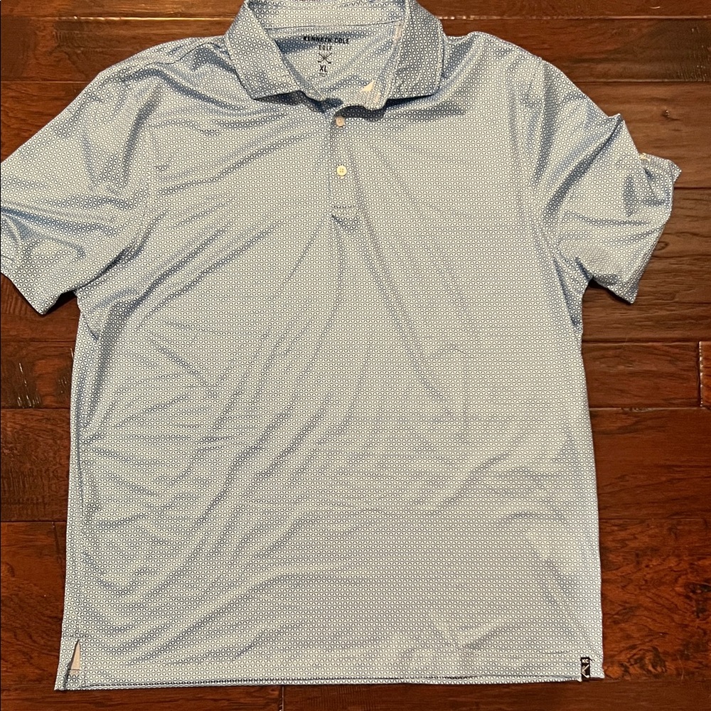 Kenneth Cole Light Blue Polo Shirt